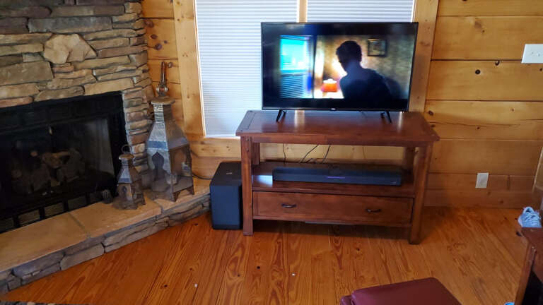 Main level living room now has a TV!