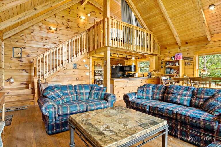 Large coffee table can be used to play board games