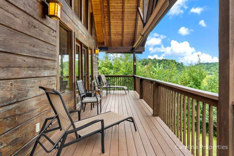 Relax on the deck and take in the views