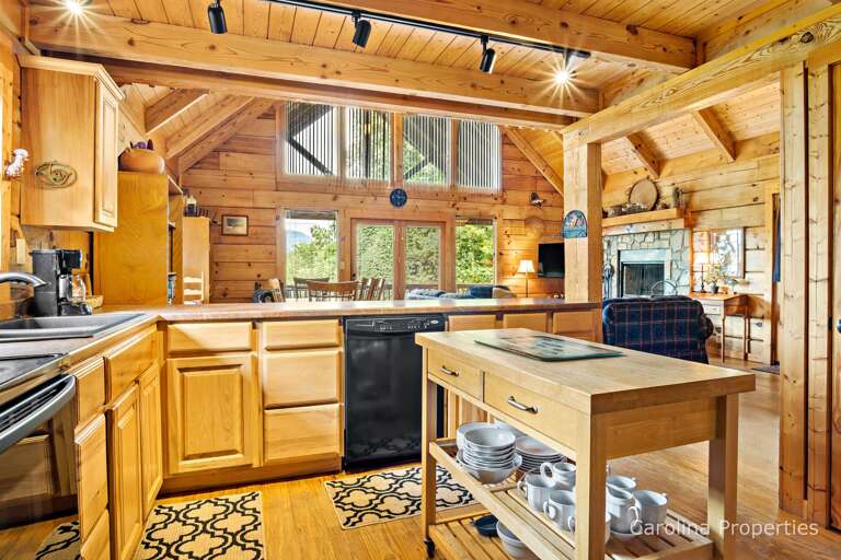 Fully functional, open concept kitchen