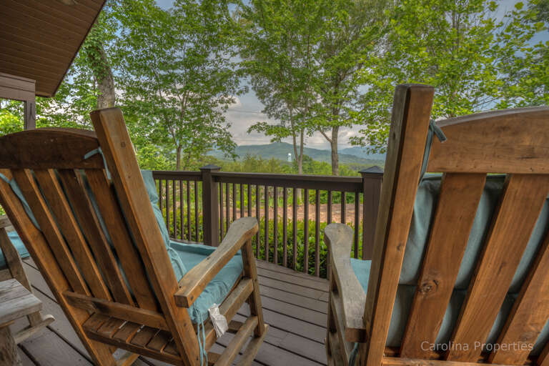 Sit on the porch and enjoy the view