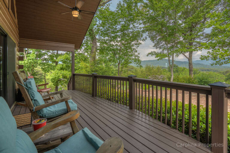 Sit on the porch and look at the mountains