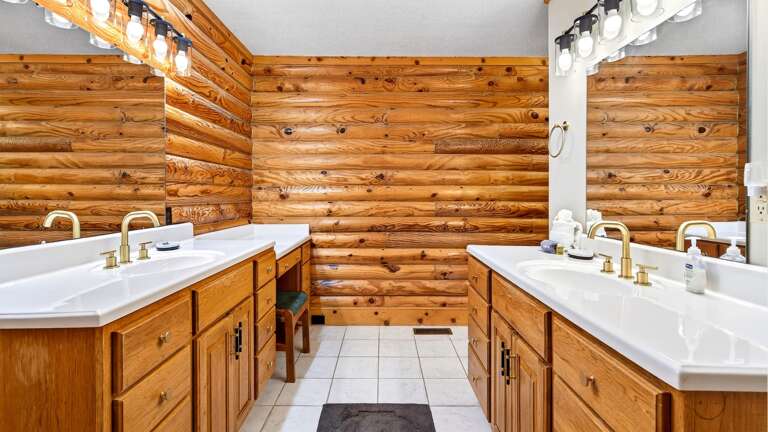 Additional view of the master bathroom.