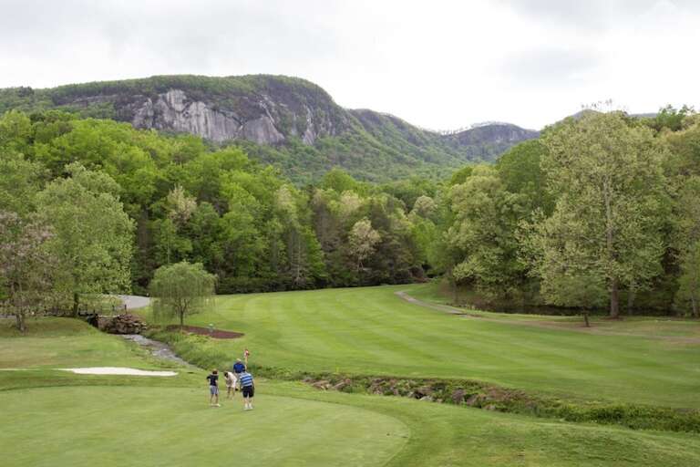 Just imagine playing a round with the mountain as your backdrop
