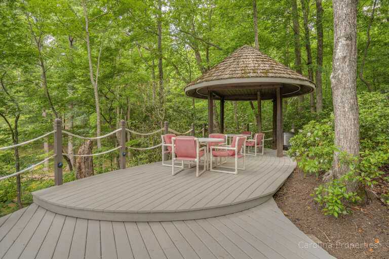 Additional view of outdoor seating