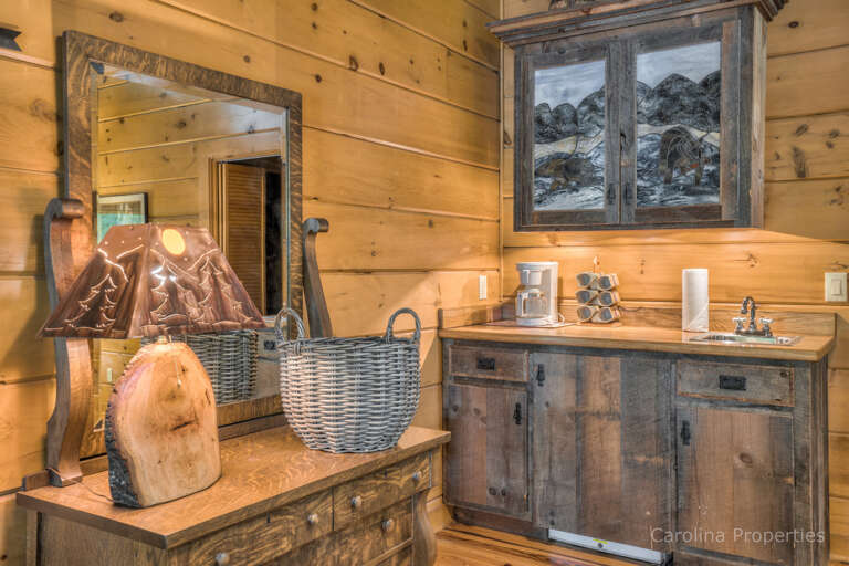 Bedroom 1 in the cabin