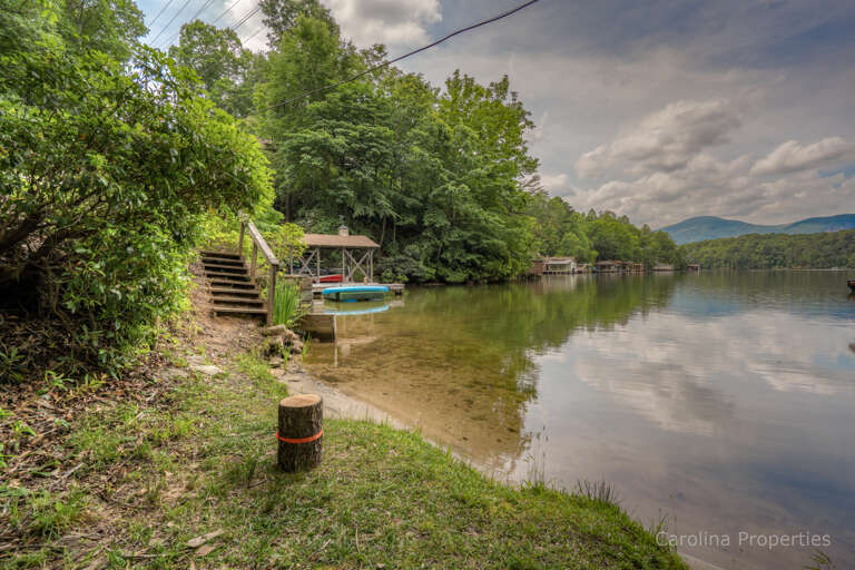 Beautiful lake and mountain view