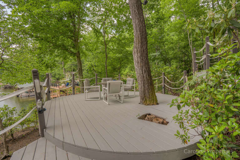 Additional view of relaxing deck seating