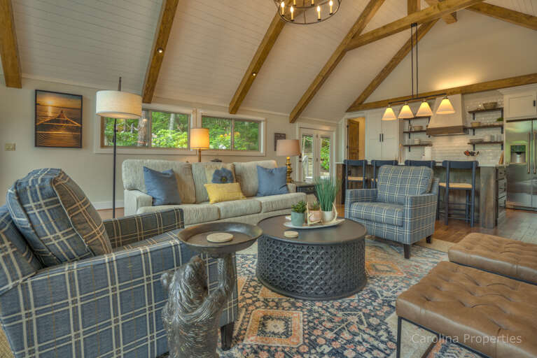 Additional view of living room in main house