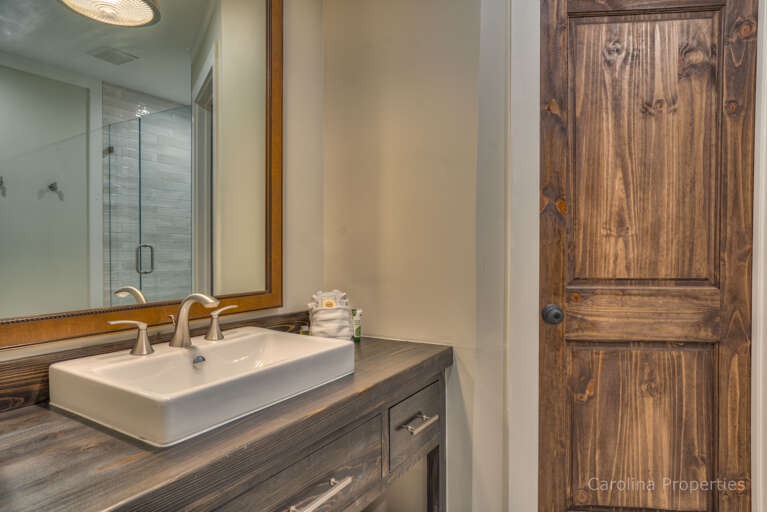 Additional view of master bathroom in main house