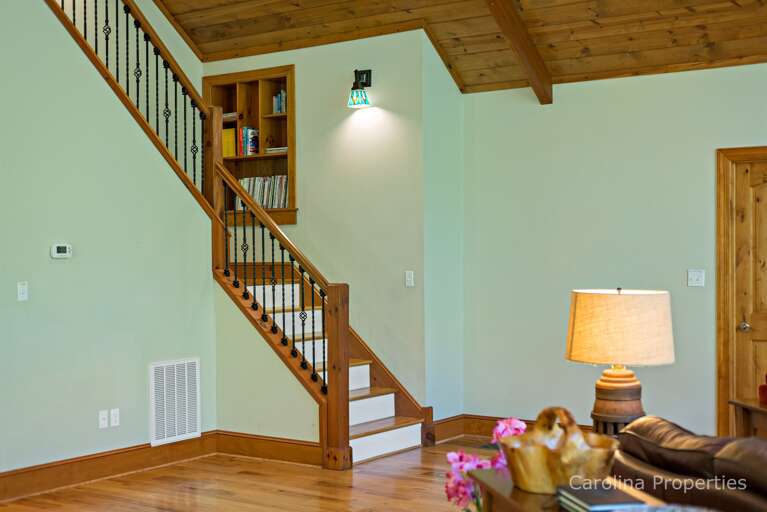 Head up the stairs and you will see the attention that went in to this home Head up the stairs and you will see the attention that went in to this home