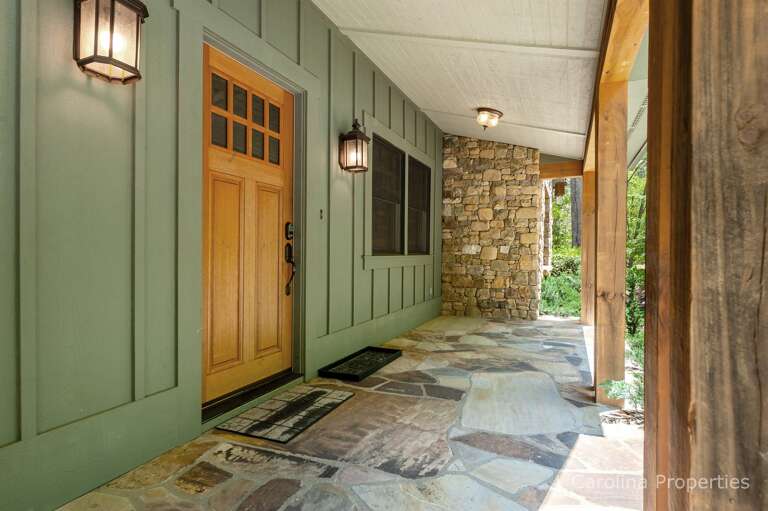 Large, covered front porch Large, covered front porch