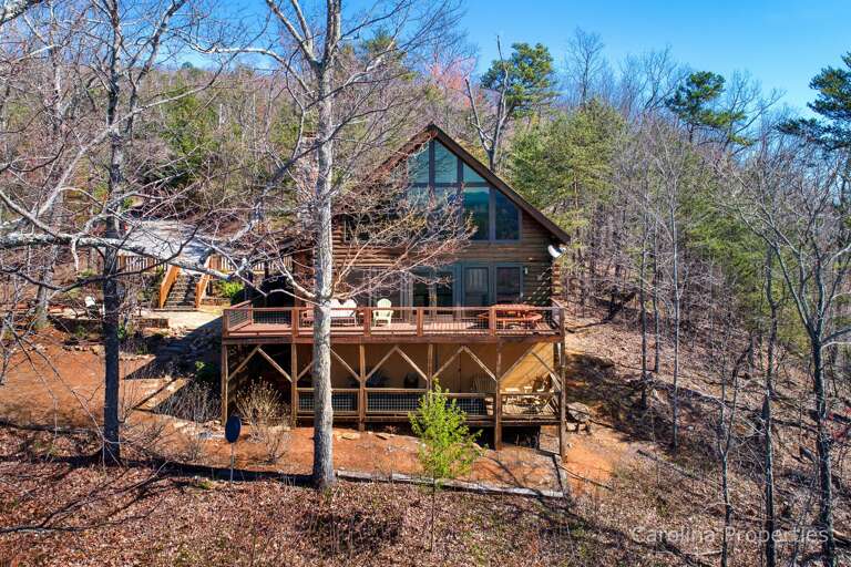 View of the back of the home