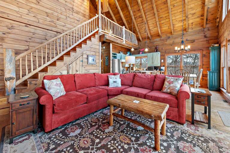 Comfortable seating in the living room