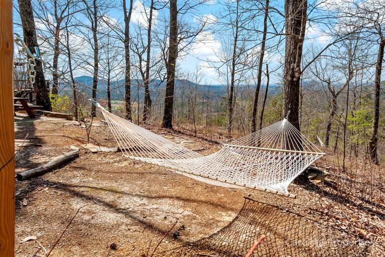 Take a nap or take in the views from the hammok