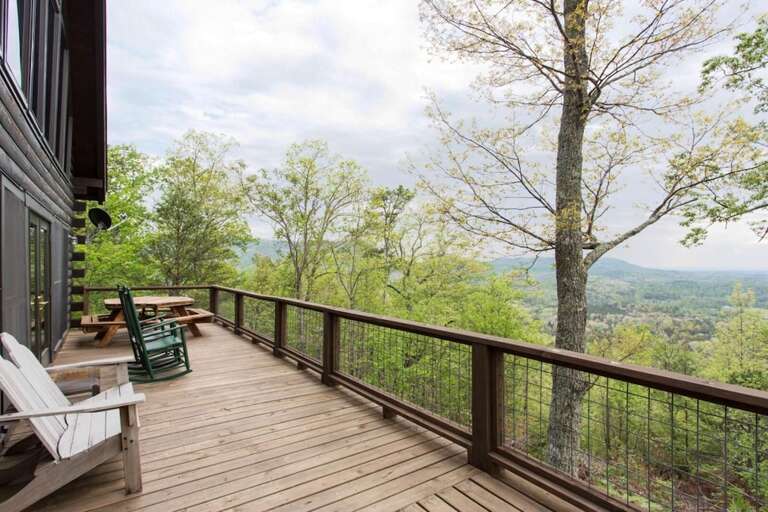 It is the view from the deck that will take your breath away.