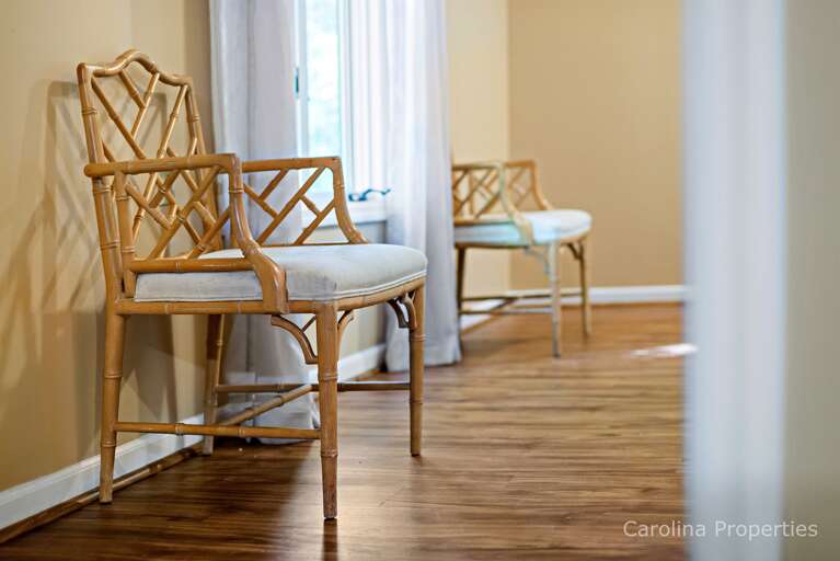 Seating in the laundry room