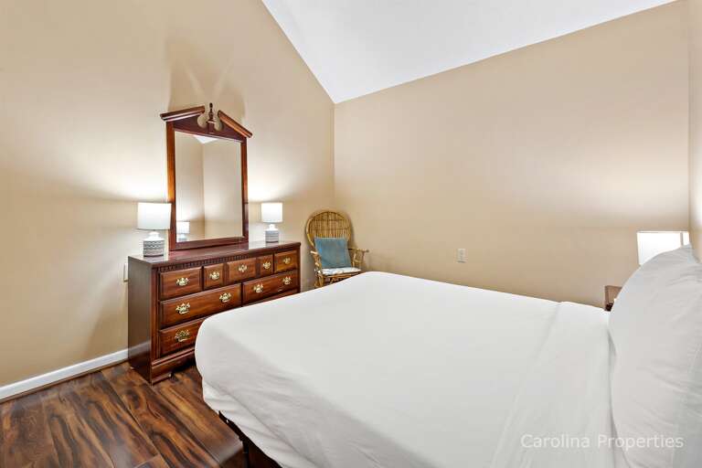 Large dresser and with mirror for plenty of clothing storage