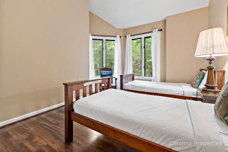 Large windows let in natural day light