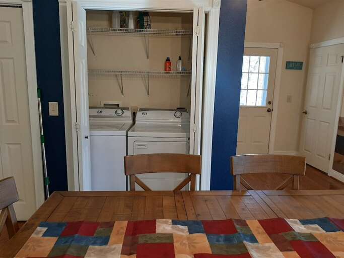 Washer and Dryer conveniently located on main level