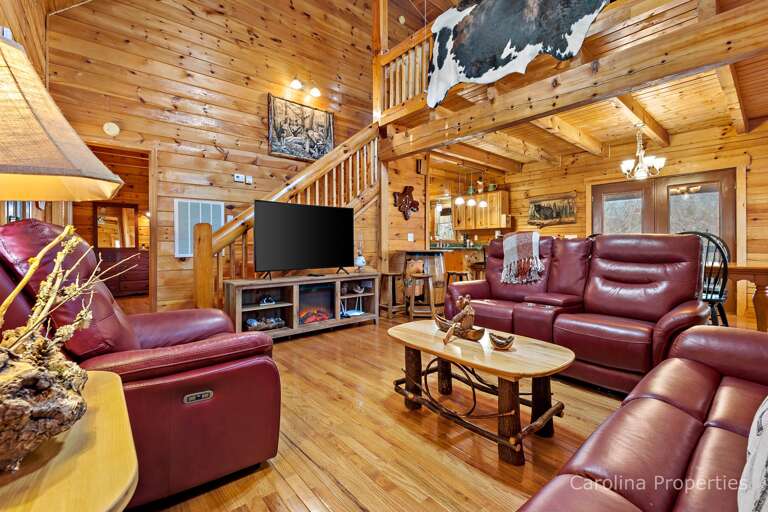 Living room with comfortable seating Living room with comfortable seating