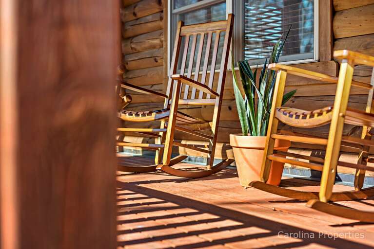 Rocking chairs on the front porch