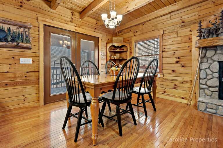 Dining table with seating for 5