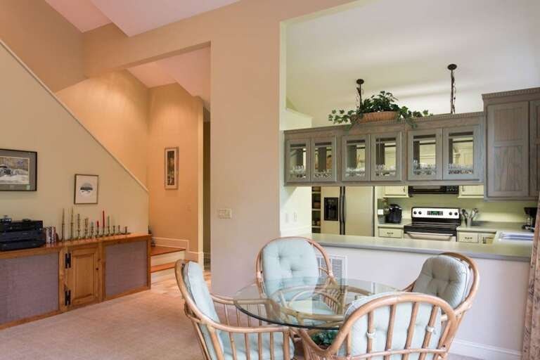 Head up the stairs to the second level for two additional bedrooms and a full bath. Head up the stairs to the second level for two additional bedrooms and a full bath.