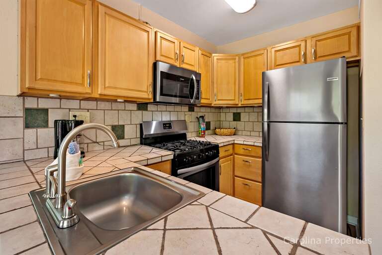 Nice stainless steel appliances