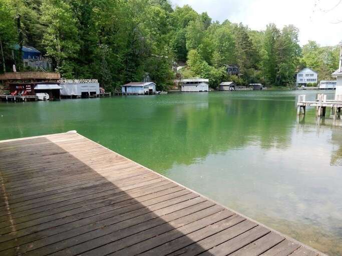 If you prefer to stay on land, just sit on the deck and dangle your feet in the water.