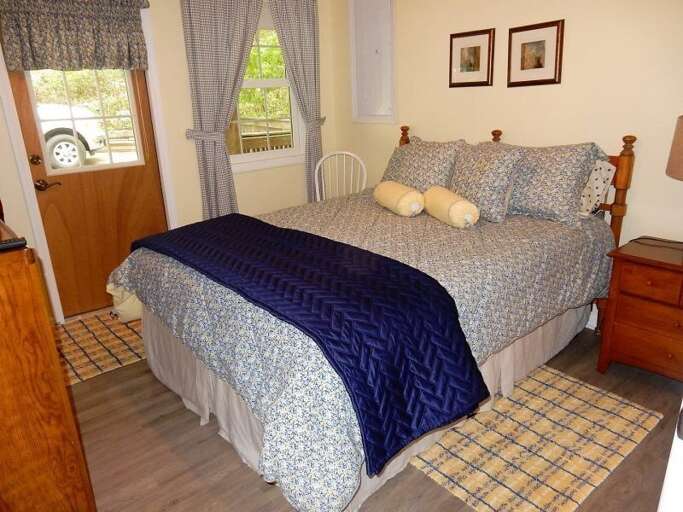 This bedroom is convenient for those who will be sight-seeing away from the home often. This bedroom is convenient for those who will be sight-seeing away from the home often.