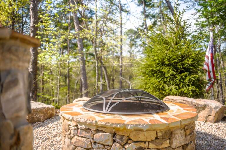Wood burning firepit for relaxing evenings Wood burning firepit for relaxing evenings