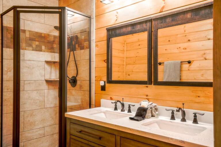 Lower level bathroom