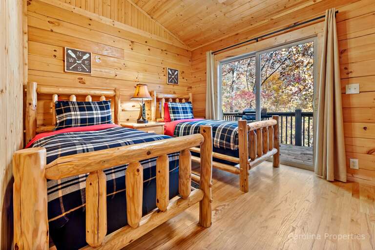 Additional view of bedroom with twin beds