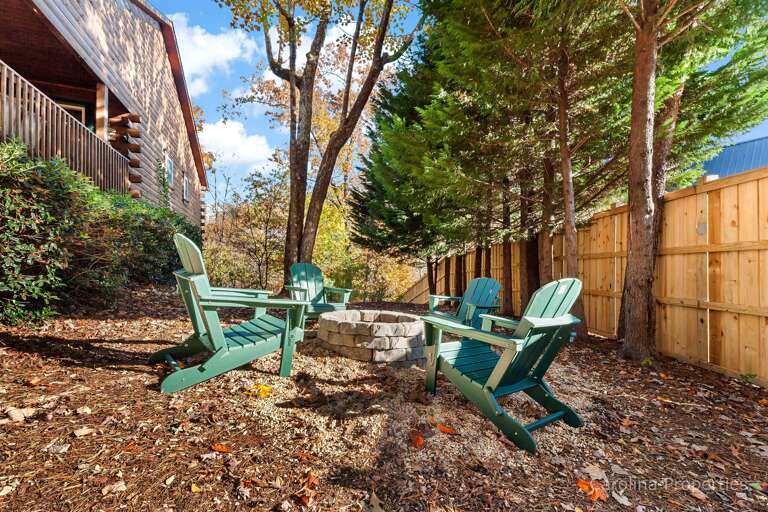 Enjoy the fire pit outside