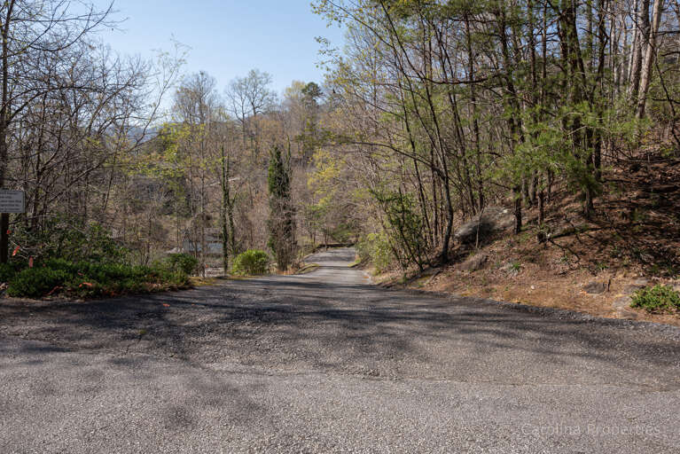 Paved roads leading to The Bear's Den