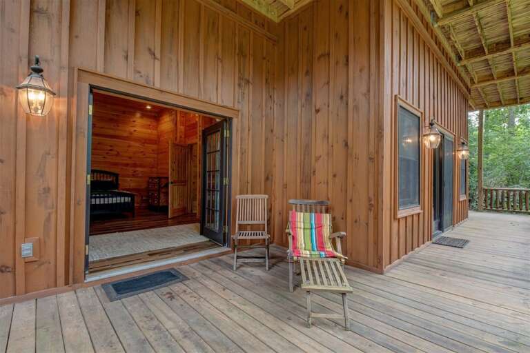 Lower level outside deck Lower level outside deck