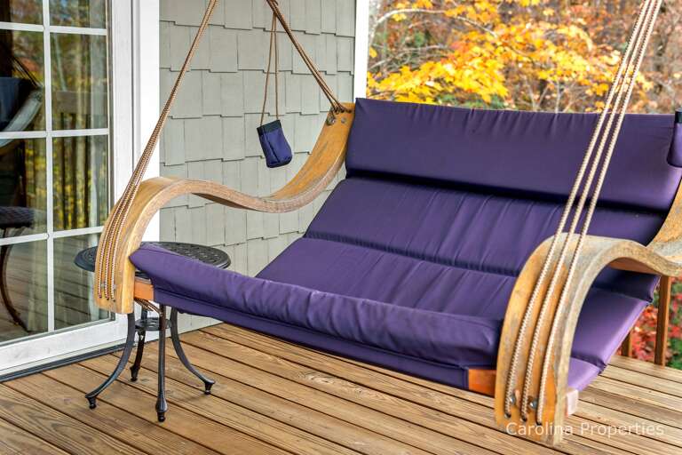 Swing and relax while enjoying the view