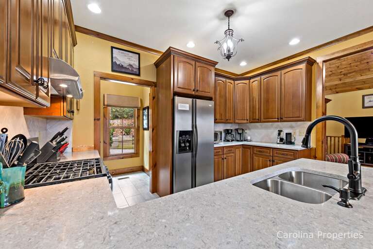 Plenty of counter space for cooking