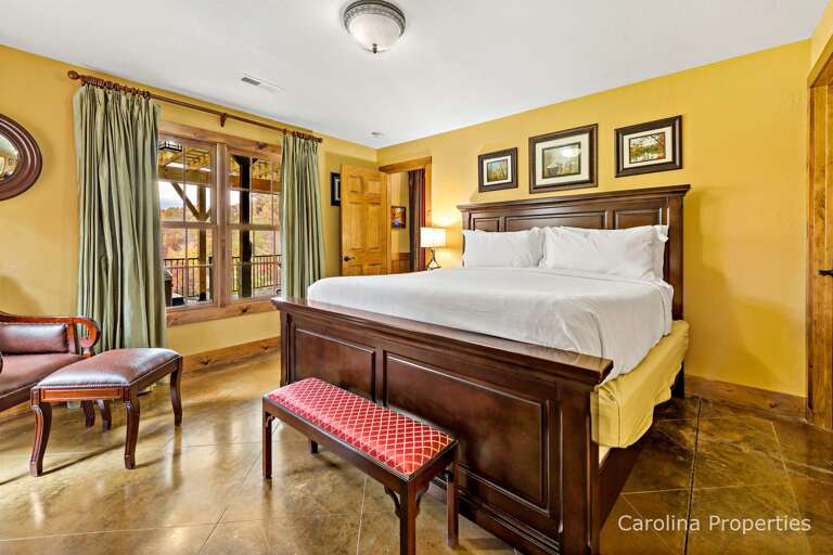 Large windows let in lots of natural light