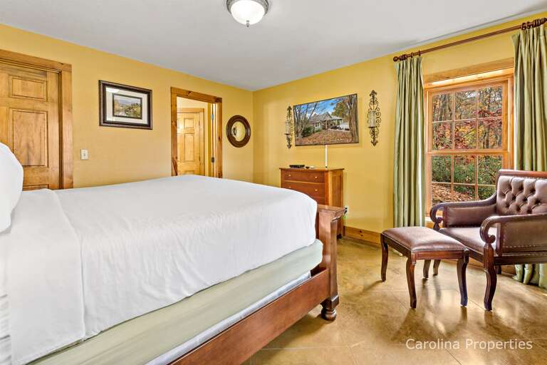 Lower-level master bedroom