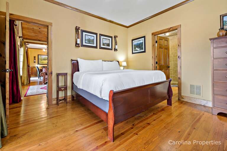 Main level master bedroom