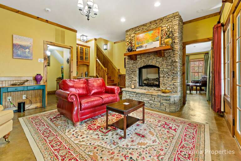 Lower level of the home