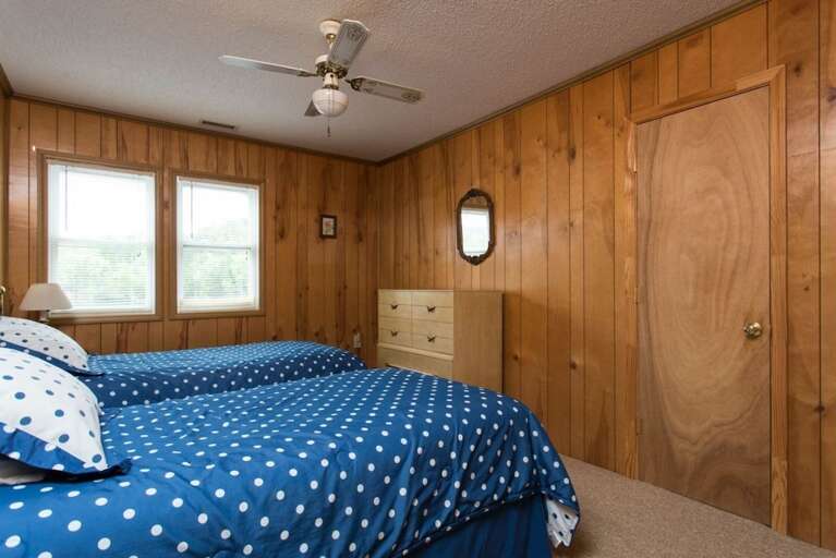 The third bedroom has 2 twin beds. The third bedroom has 2 twin beds.