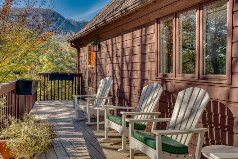 Relax with these amazing porch views