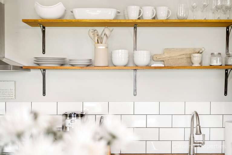 Dishes are easily accessible