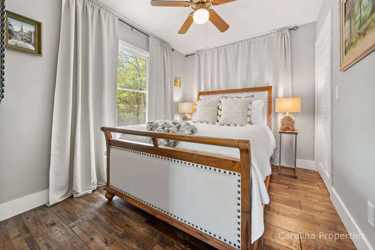 Large window lets in natural light