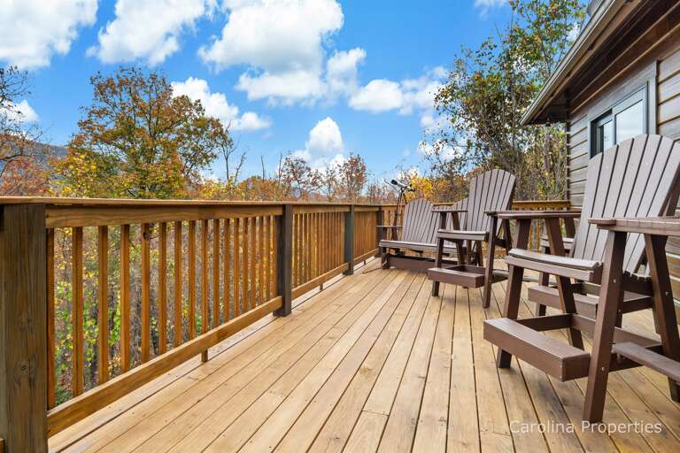 Have a seat on the upper deck and take in the views