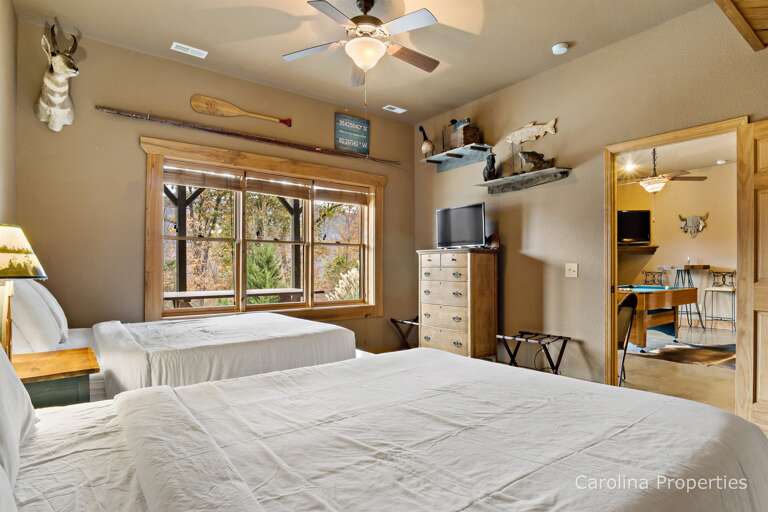 Wake up to beautiful views out the windows