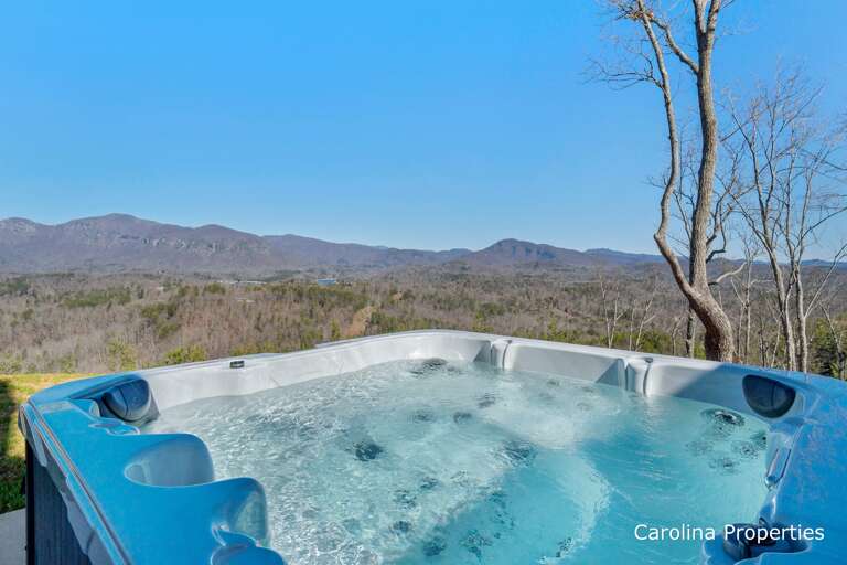 Take in the views while you soak